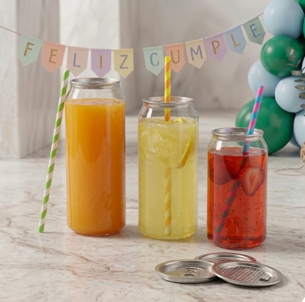 Latas PET para jugos de fruta