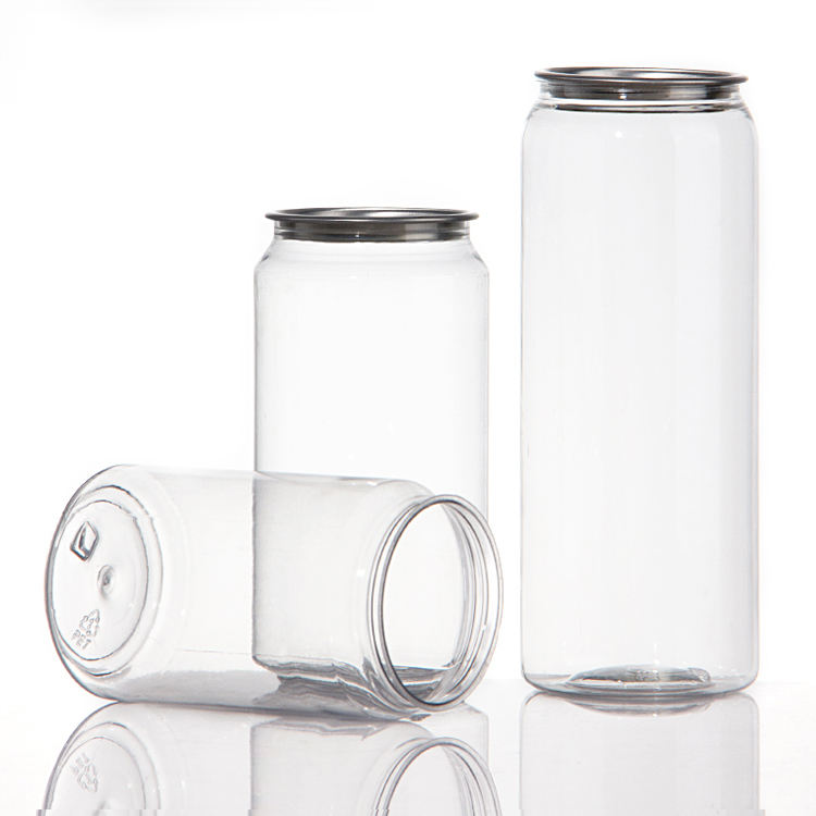 Latas PET transparentes